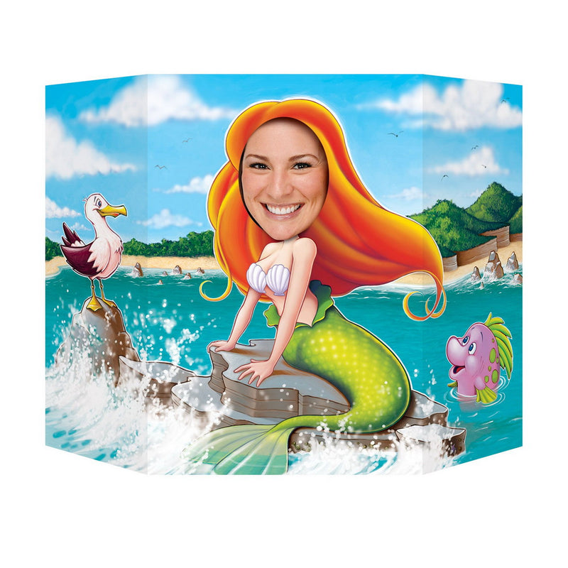 Mermaid Photo Prop – 3' 1" x 25" – (1/Pkg) by Beistle Photo Props