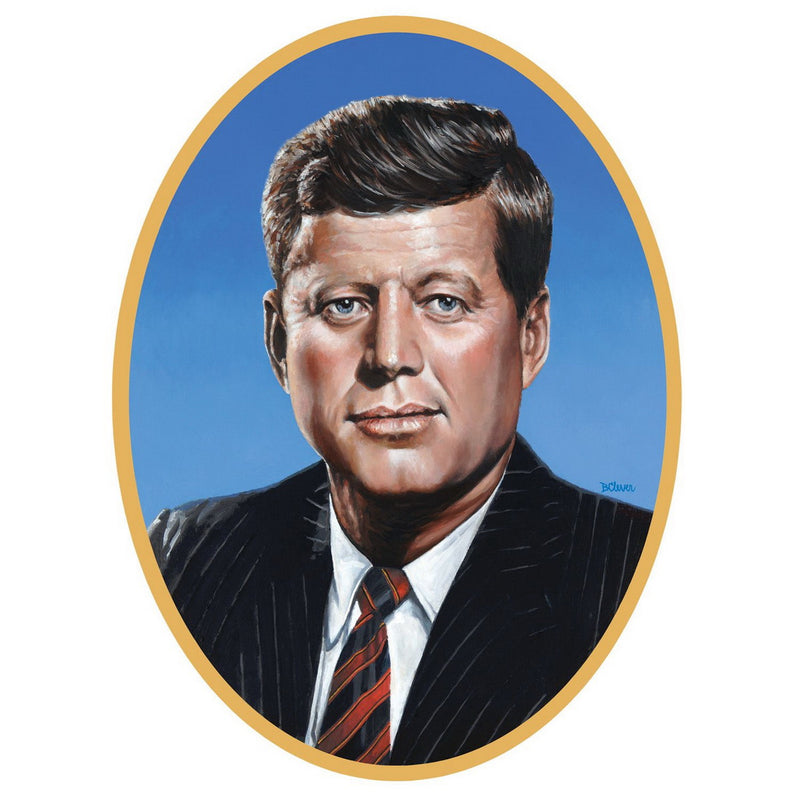 John F Kennedy Cutout – 24¾" by Beistle for Educational Printed