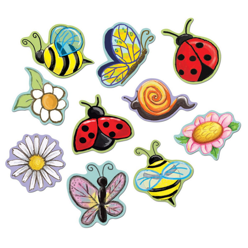B Is For Baby Message Cutouts – 3"-5" – (10/Pkg) by Beistle for Baby Shower Printed