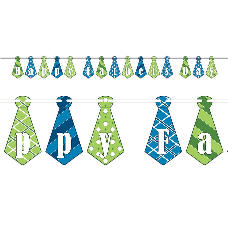 Happy Father's Day Streamer – 6¾" x 12' – (1/Pkg) by Beistle for Mothers and Fathers Day Streamers