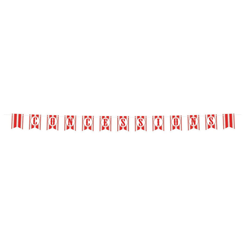 Concessions Streamer – 6" x 7' – (1/Pkg) by Beistle for Circus Streamers