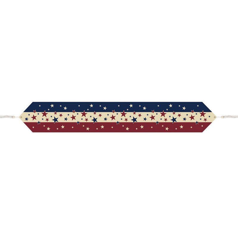 Printed Americana Table Runner – 11" x 6' – (1/Pkg) by Beistle for Patriotic Table Runners - Printed
