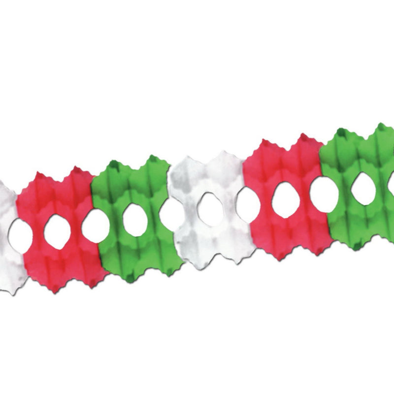 Pkgd Arcade Garland – 5½" x 12' – (1/Pkg) by Beistle for Fiesta and Cinco de Mayo Tissue