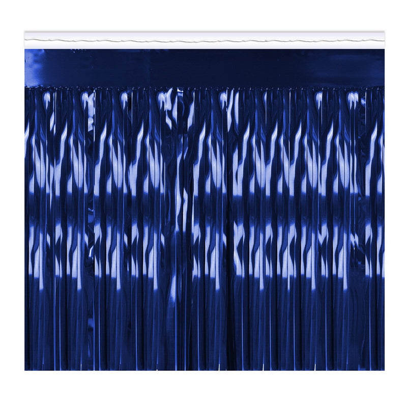 1-Ply Metallic Fringe Drape – 15" x 10' by Beistle for General occasion Drapes