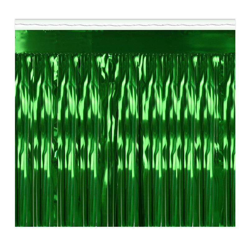 Pkgd 1-Ply Metallic Fringe Drape – 15" x 10' – (1/Pkg) by Beistle for General occasion Drapes