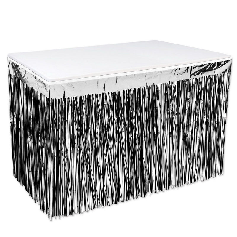 Pkgd 2-Ply Metallic Table Skirting – 30" x 14' – (1/Pkg) by Beistle for General occasion Table Skirts - Metallic