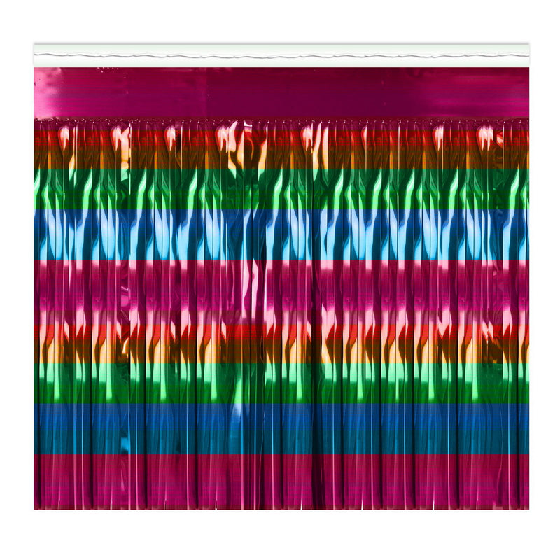 Pkgd 1-Ply Metallic Table Skirting – 30" x 14' – (1/Pkg) by Beistle for Fiesta and Cinco de Mayo Table Skirts - Metallic