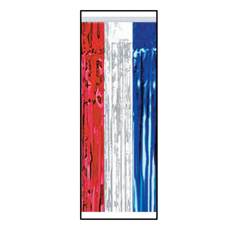 Pkgd 1-Ply Metallic Table Skirting – 30" x 14' – (1/Pkg) by Beistle for Patriotic Table Skirts - Metallic