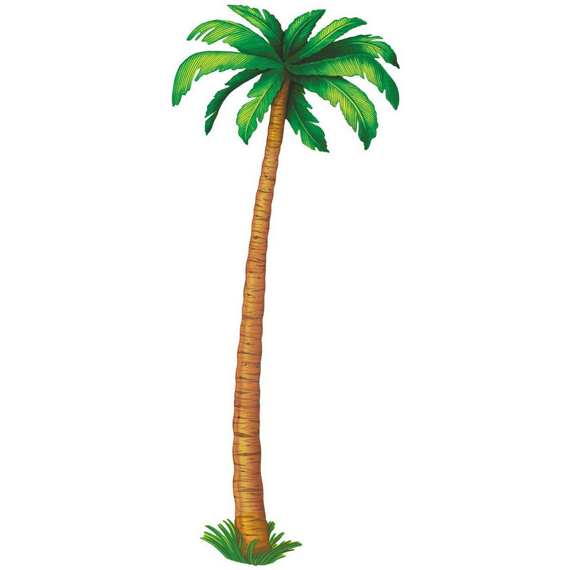 Jointed Palm Tree – 6' – (1/Pkg) by Beistle for Luau Printed Both Sides