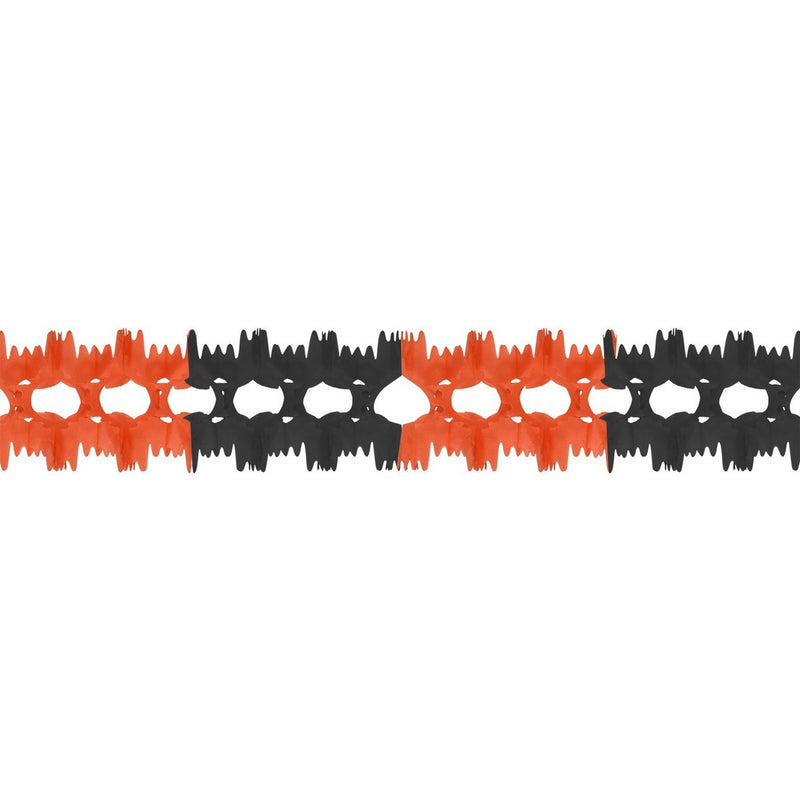 Pageant Garland – 7" x 14' 6" by Beistle for Halloween Tissue