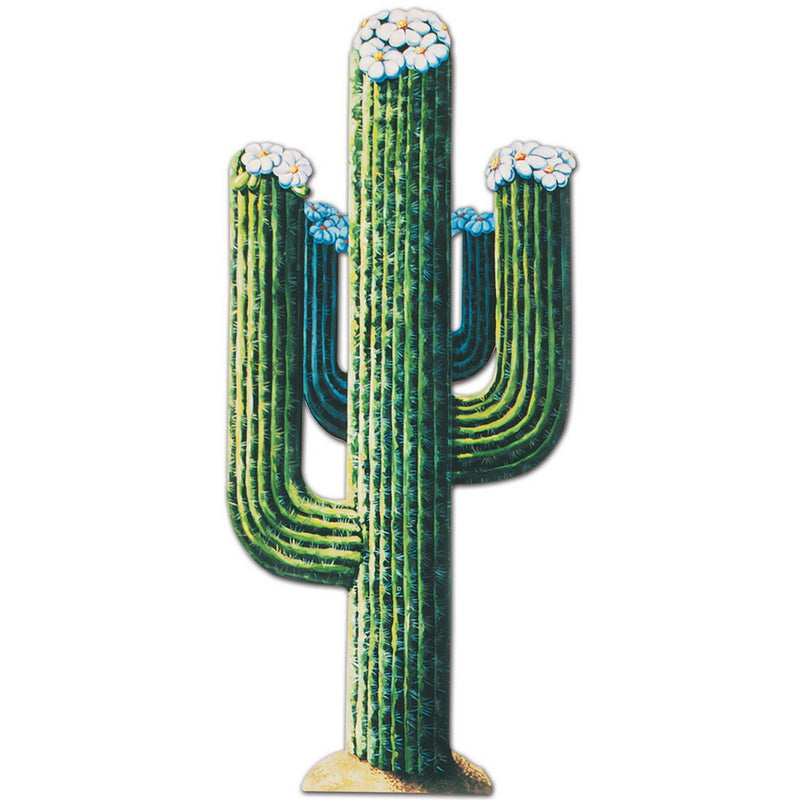 Jointed Cactus – 4' 3" – (1/Pkg) by Beistle for Western Printed Both Sides