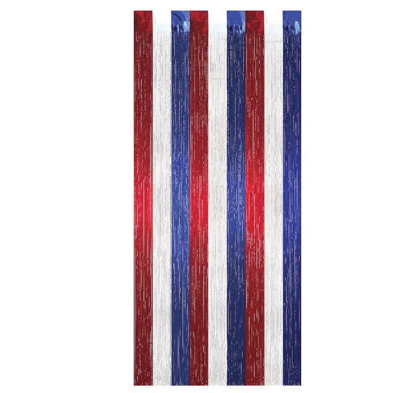 1-Ply Gleam 'N Curtain – 8' x 3' – (1/Pkg) by Beistle for Patriotic Curtains