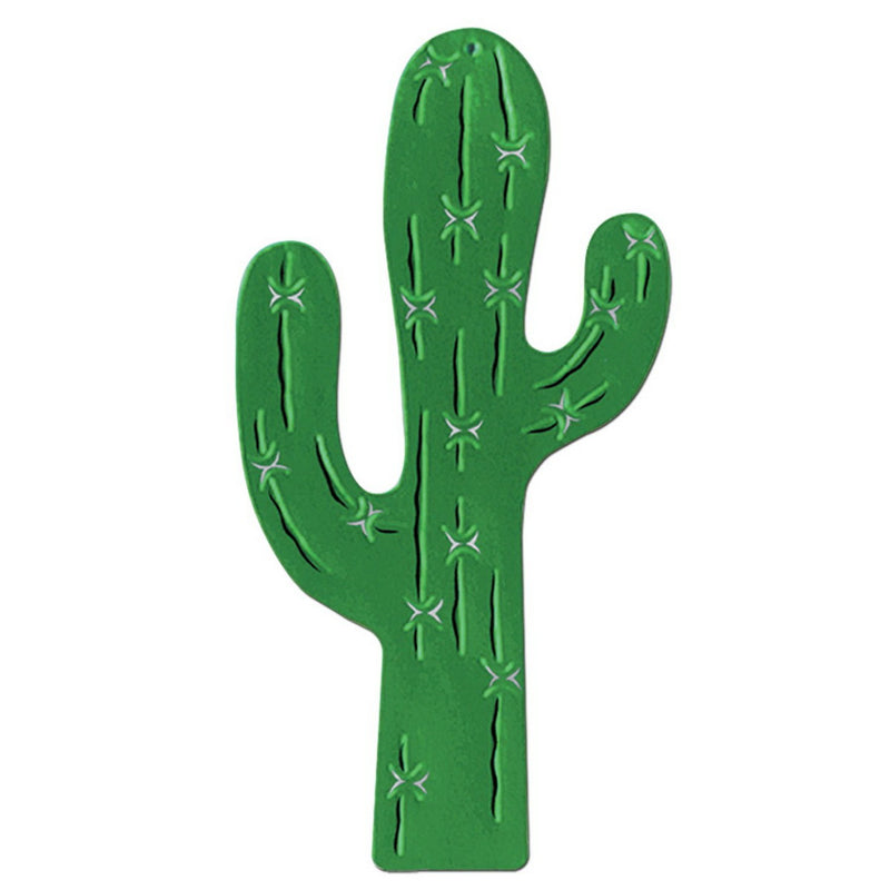 Foil Cactus Silhouette – 17" by Beistle for Western