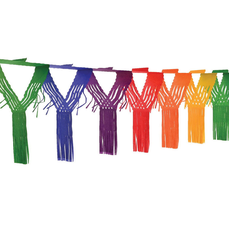 Drop Fringe Garland – 20" x 12' – (1/Pkg) by Beistle for General occasion Tissue