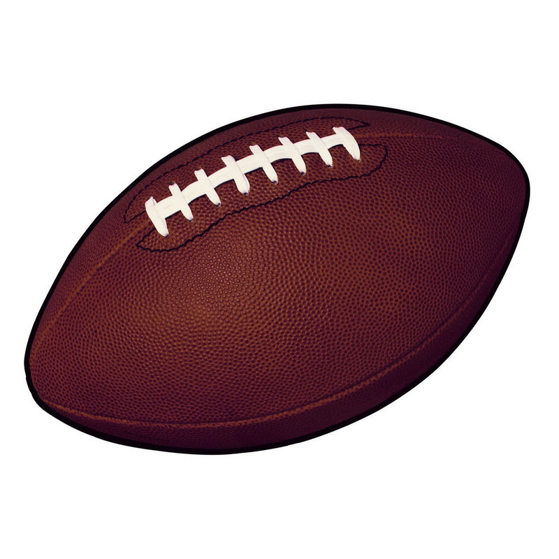 Football Cutout – 11" x 18" by Beistle Printed