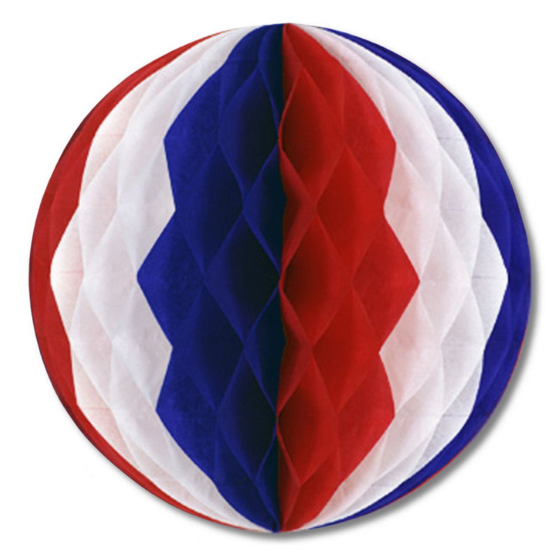 Tissue Ball – 12" by Beistle for Patriotic
