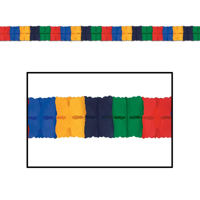 Pkgd Leaf Garland – 4½" x 12' – (1/Pkg) by Beistle for International Tissue