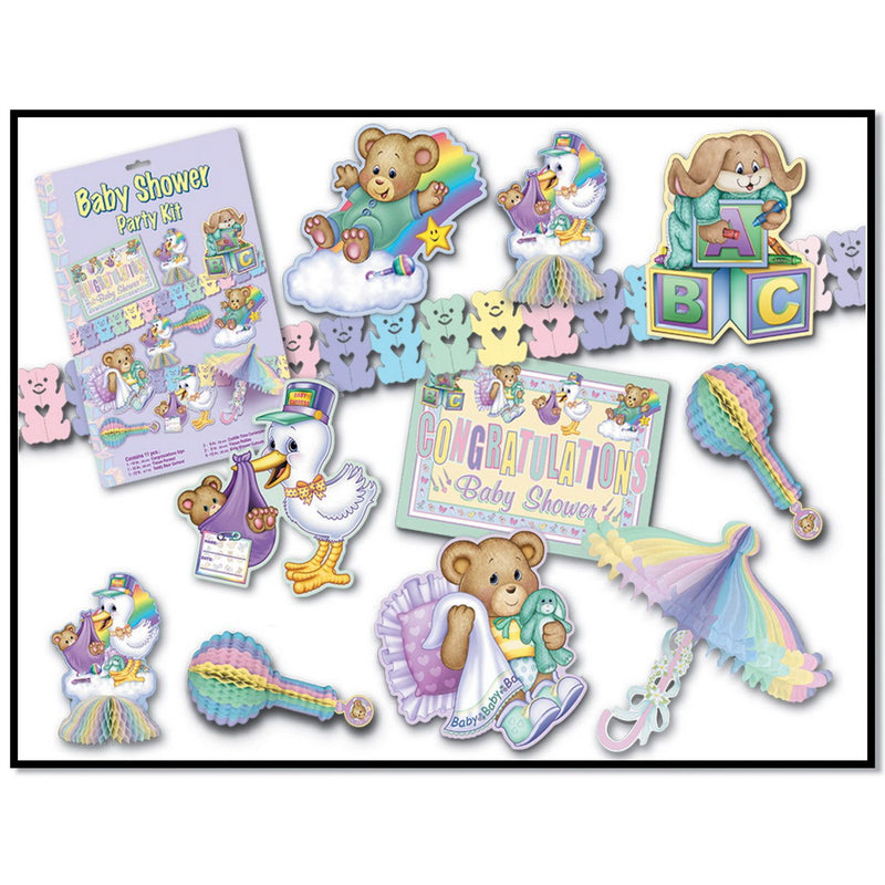 Cuddle-Time Party Kit – (11/Pkg) by Beistle for Baby Shower Everyday