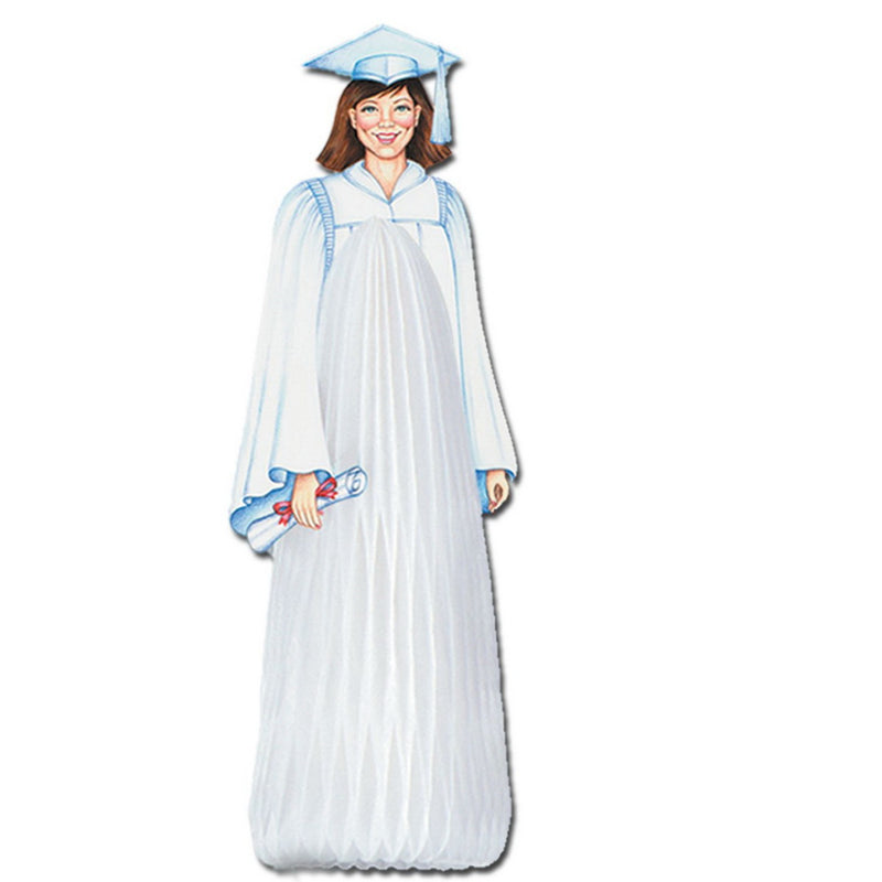 Female Graduate Centerpiece – 13" – (1/Pkg) by Beistle for Graduation Tissue