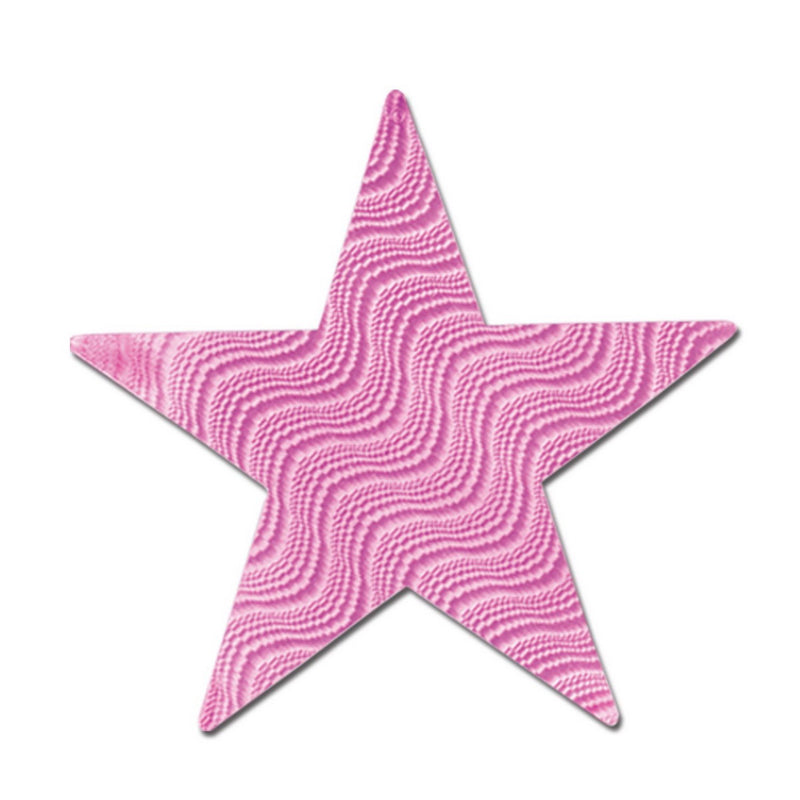 Embossed Foil Star Cutout – 5" by Beistle for Princess