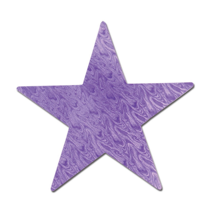 Embossed Foil Star Cutout – 5" by Beistle for Princess
