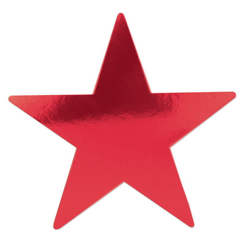 Foil Star Cutout – 12" by Beistle for General occasion