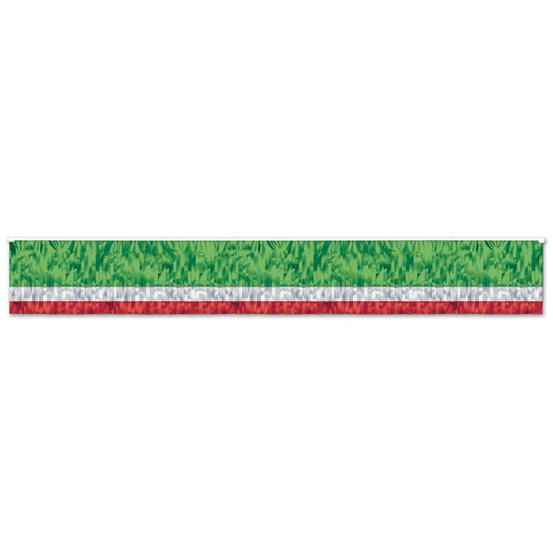 3-Ply Metallic Fringe Drape – 15" x 10' by Beistle for Fiesta and Cinco de Mayo Drapes