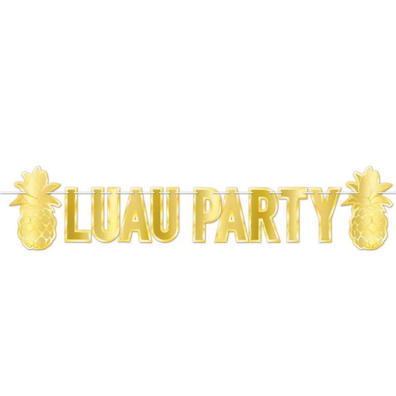 Foil Luau Party Streamer – 10½" x 5' 3" – (1/Pkg) by Beistle Streamers