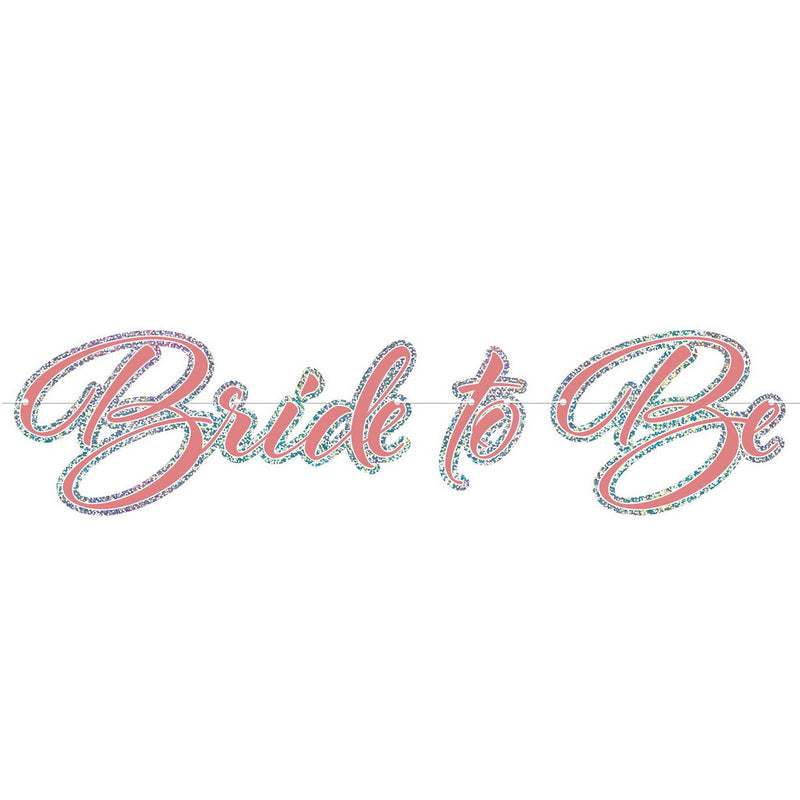 Bride To Be Streamer – 6" x 32" – (1/Pkg) by Beistle for Bachelorette Streamers