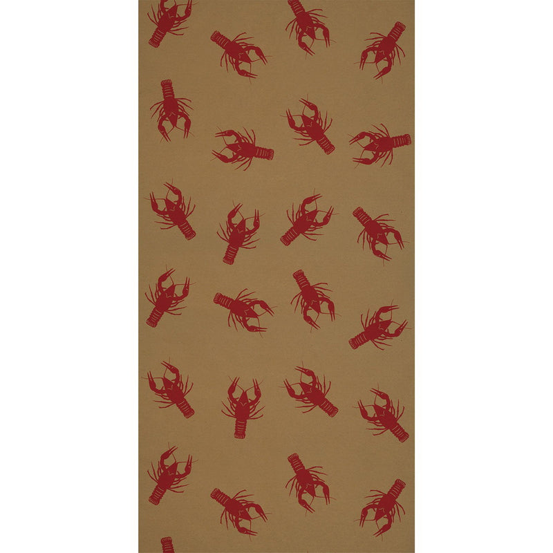 Crawfish Kraft Paper Table Roll – 24" x 50' – (1/Pkg) by Beistle for Mardi Gras Table Rolls