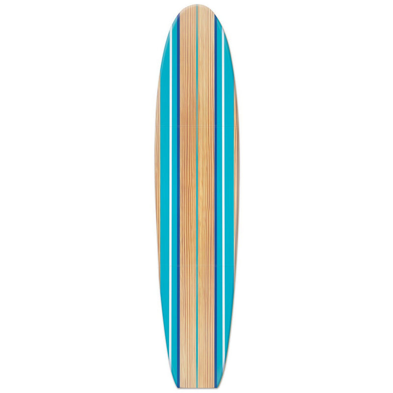 Surfboard Stand-Up – 6' x 15¾" – (1/Box) by Beistle for Luau 3-D Props