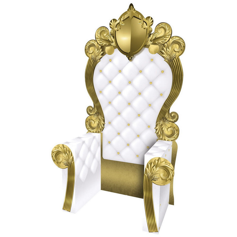 3-D Prom Throne Prop – 7' 1¾" x 3' 9¼" – (1/Box) by Beistle Photo Props