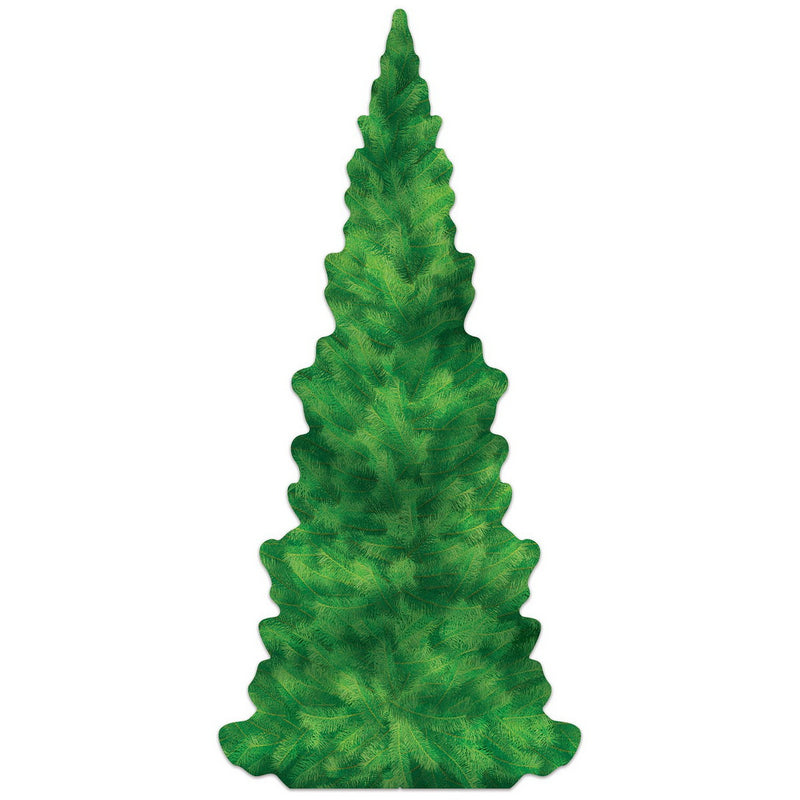 Evergreen Tree Stand-Up – 6' 6" x 3' ¼" – (1/Box) by Beistle for General occasion 3-D Props