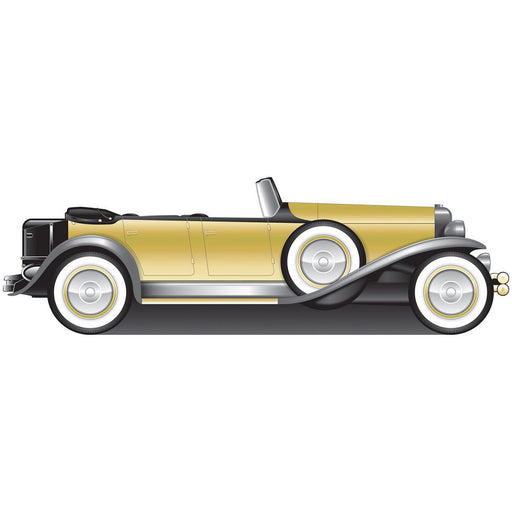 Great 20's Roadster Stand-Up – 4' x 12' 11" – (1/Box) by Beistle for Prom 3-D Props