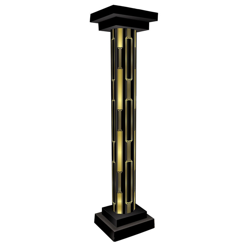 Great 20's 3-D Tall Column Props – 5' 9¾" x 16¾" – (2/Box) by Beistle for Prom 3-D Props