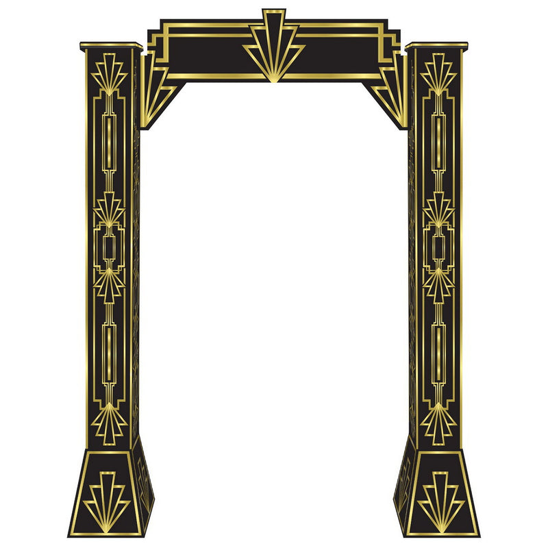 Great 20's 3-D Archway Prop – 7' x 5' 2¾" – (1/Box) by Beistle for Prom 3-D Props