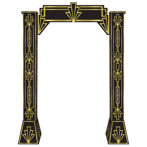 Great 20's 3-D Archway Prop – 7' x 5' 2¾" – (1/Box) by Beistle for Prom 3-D Props