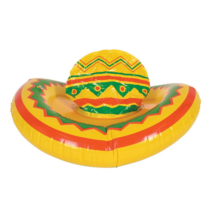 Inflatable Sombrero – (1/Pkg) by Beistle for Fiesta and Cinco de Mayo Inflatables