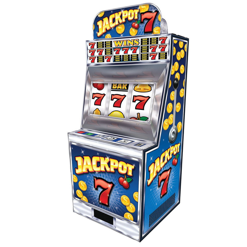 3-D Slot Machine Prop – 5' 10½" x 28½" – (1/Box) by Beistle for Prom 3-D Props