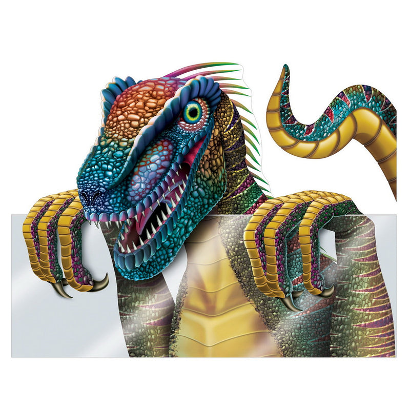 Dinosaur Car Cling – 12" x 17" Sh – (1/Sh) by Beistle for Dinosaurs Window Clings
