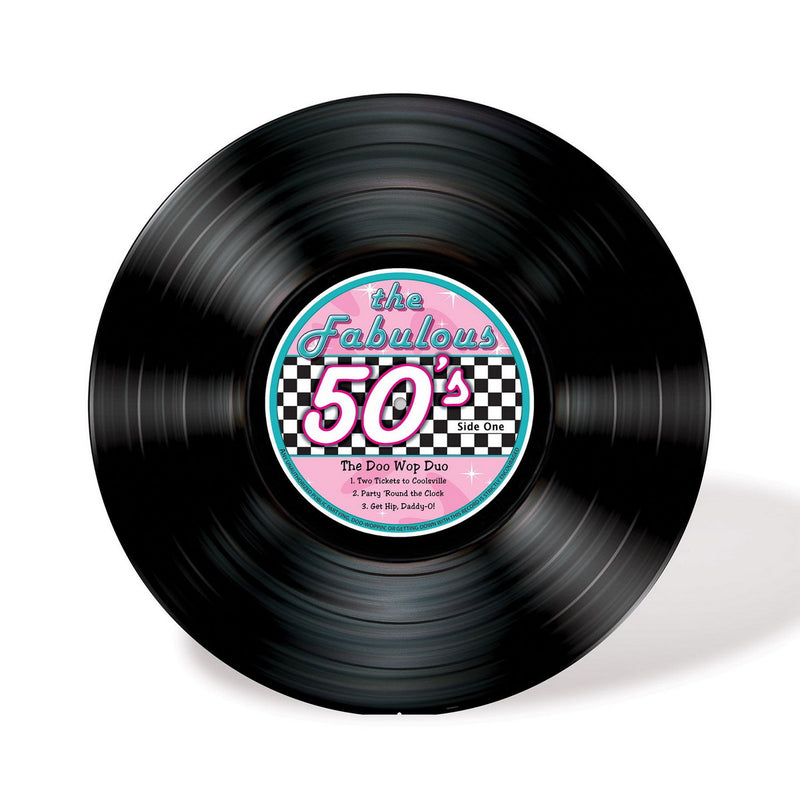 Record Stand-Up – 3' 7¾" x 3' 7¾" – (1/Box) by Beistle for 50's and Rock & Roll 3-D Props