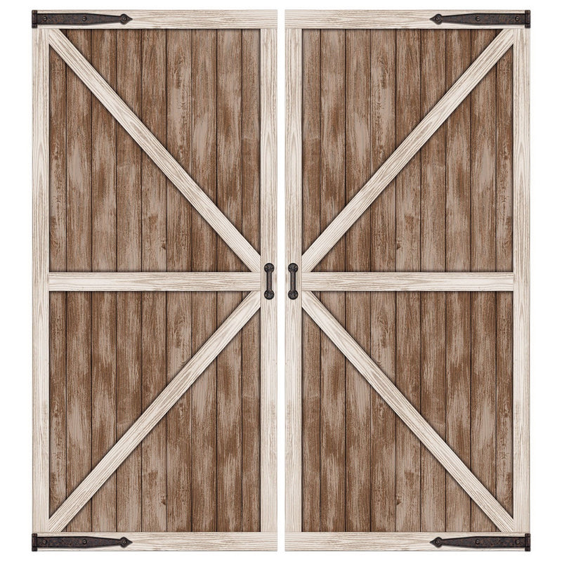 Western Barn Door Photo Prop – 7' x 6' – (1/Box) by Beistle for Prom Photo Props