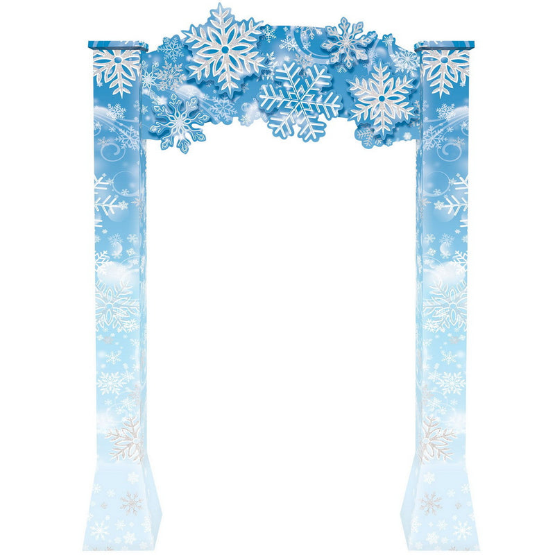 Winter Wonderland 3-D Archway Prop – 8' 4" x 5' 3½" – (1/Box) by Beistle for Prom 3-D Props