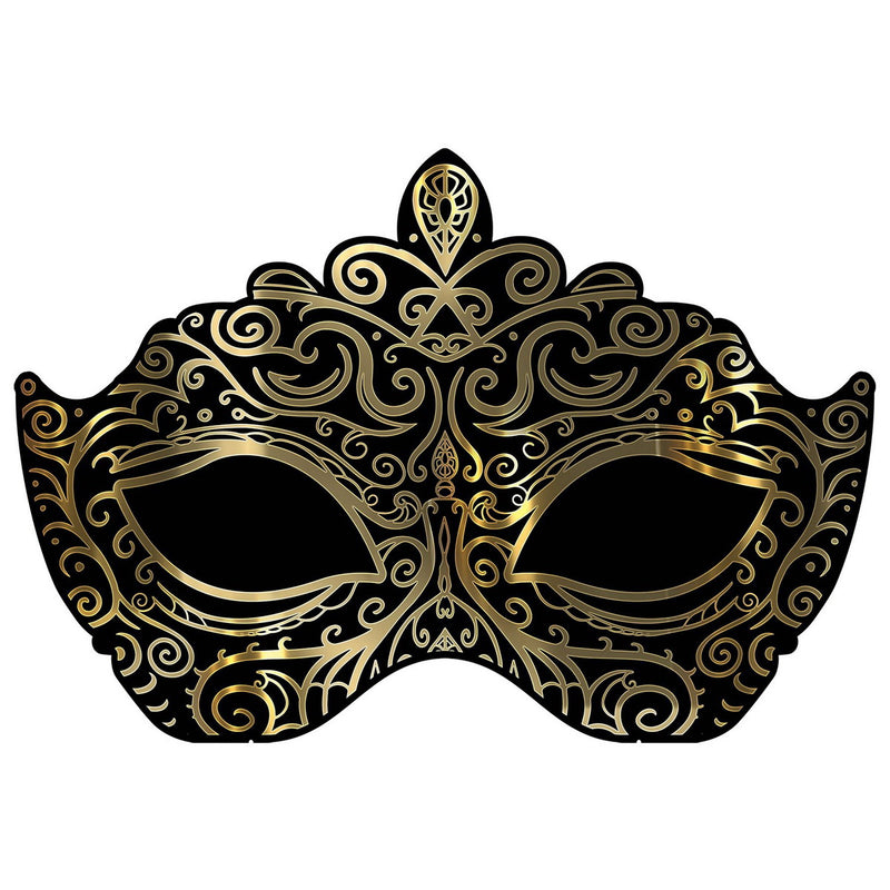 Masquerade Mask Stand-Up – 3' x 4' 4½" – (1/Box) by Beistle for Prom 3-D Props