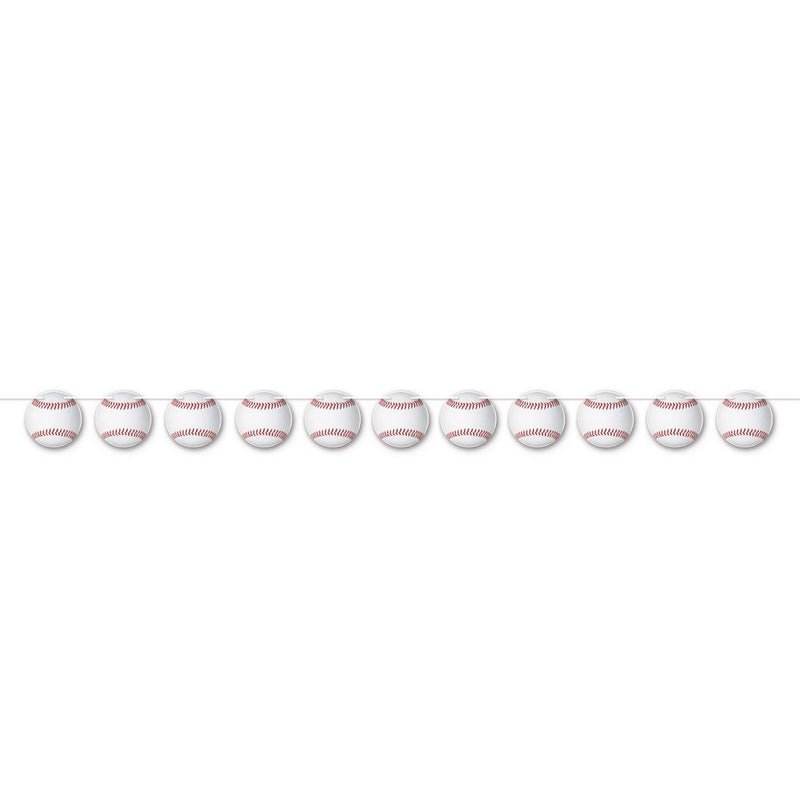 Baseball Streamer – 5½" x 6' 3" – (1/Pkg) by Beistle Streamers