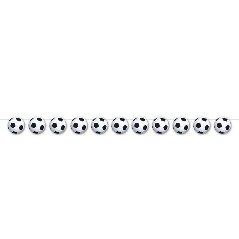 Soccer Ball Streamer – 5½" x 6' 3" – (1/Pkg) by Beistle Streamers