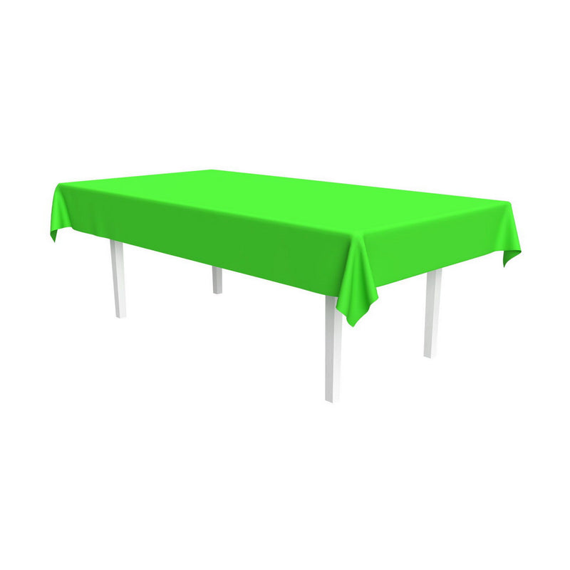 Plastic Rectangular Tablecover – 54" x 108" – (1/Pkg) by Beistle for General occasion Table Covers - Solid