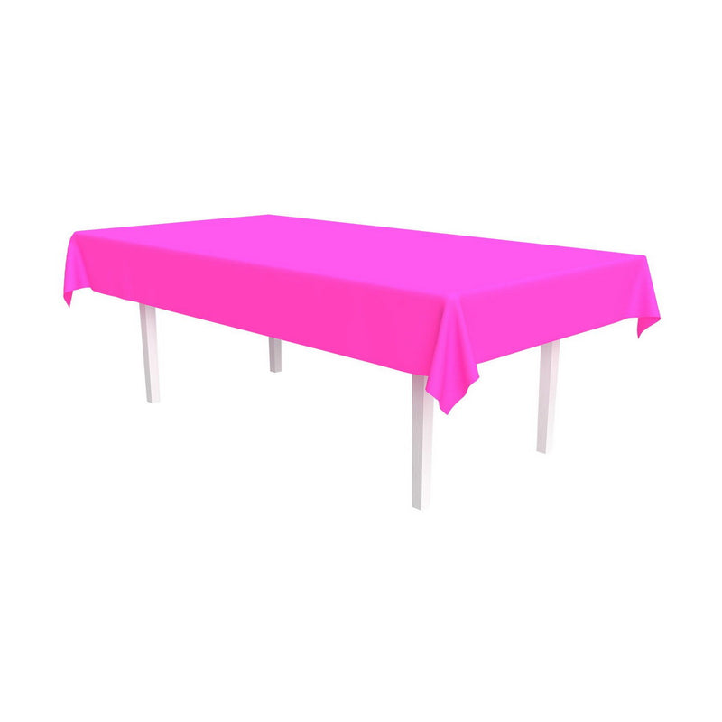 Plastic Rectangular Tablecover – 54" x 108" – (1/Pkg) by Beistle for General occasion Table Covers - Solid