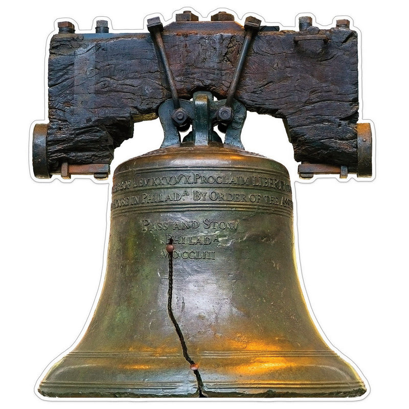 Liberty Bell Stand-Up – 4' 4" x 3' 9¾" – (1/Box) by Beistle for Patriotic 3-D Props