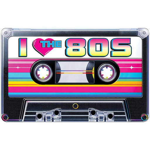 80's Cassette Stand-Up – 35¾" x 4' 8½" – (1/Box) by Beistle 3-D Props